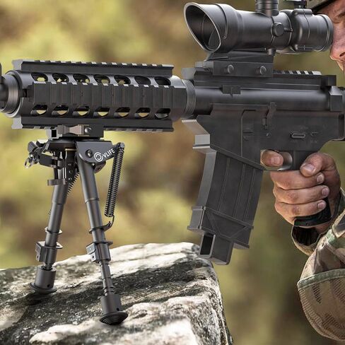 CVLIFE 6-9 بوصة بندقية Bipod مع محول الإصدار السريع لPicatinny السكك الحديدية Bipod in Saudi Arabia