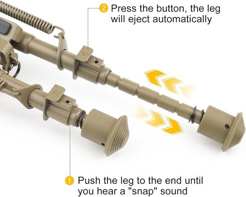 Besrilien بندقية Bipod مع محول Picatinny Bipods للبنادق 6-9 بوصة in Kuwait