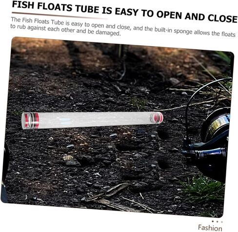 BESPORTBLE 1Set Fishing Tube Lightweight Durable Float Holder for Organized Fishing Supplies Fishing Enthusiasts Portable Storage Tube with Sponge in Saudi Arabia