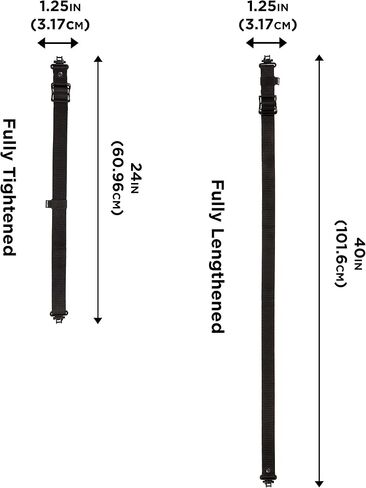 Allen Company Web Slide-N-Lock Gun Sling with Swivels, Black in Saudi Arabia