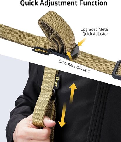 CVLIFE Two Point Sling Upgrade Wide Padded Sling with Removable Sling Swivels Quick Adjust Traditional Sling Length Adjustable for Outdoor Activities in Saudi Arabia