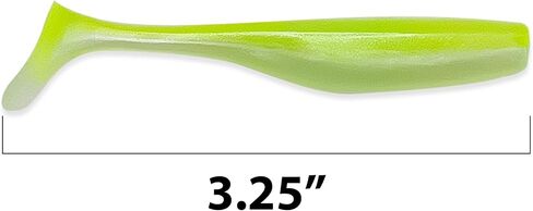 Soft Plastic Paddle Tail Swimbaits Pack of 12 – 3 1/4" & 4" Soft Plastic Fishing Lures with Extra-Large Tail for Lifelike Swimming Action – Freshwater & Saltwater in Saudi Arabia