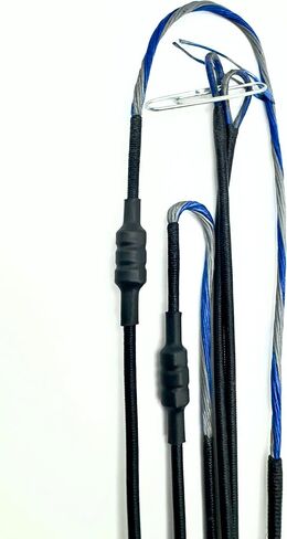 مجموعة Infinite Edge Pro Bowstring - مجموعة سلاسل وكابلات بديلة من OEM - تم تركيب Speed ​​Noks (أزرق وفضي) in Saudi Arabia
