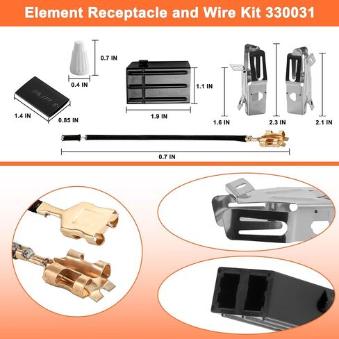 W10196406 W10196405 Chrome Drip Pan Set and Electric Range Burner Element Unit Set MP21YA MP15YA Fit for Am-ana whirl-pool Electric Range Stove-1 Year Warranty in Saudi Arabia