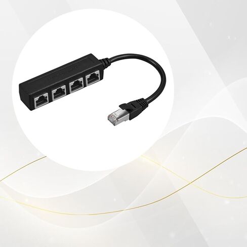 محول كابل شبكة مقسم إيثرنت RJ45 من 1 إلى 4 محول موصل إيثرنت RJ45 LAN لتمديد الشبكة in Saudi Arabia