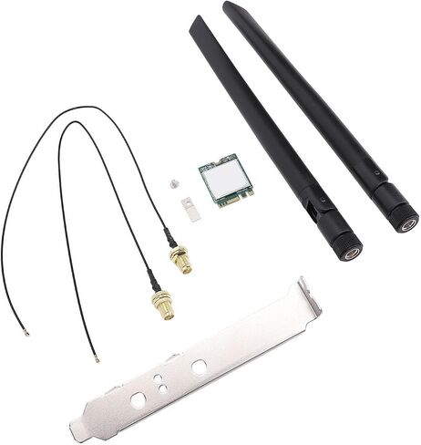 WiFi Card, 344 T77H644 1200Mbps Dual Band 2.4GHz 5GHz M.2 Interface, with BT4.1, for 7 8 10 11 and (External Antennae Bracket) in Saudi Arabia