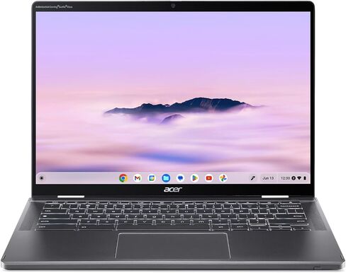 acer Chromebook Plus Spin 714 CP714-1H-54UB – 14" WUXGA Touchscreen 2-in-1 Laptop, Intel Core Ultra 5 115U, 8GB LPDDR5, 256GB SSD, Stylus, Wi-Fi 6E, ChromeOS (Renewed) in Saudi Arabia