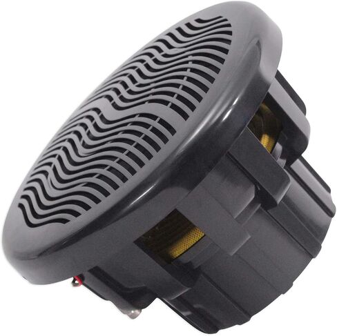 حزمة Rockville MS10LB: مضخم صوت هوائي أسود بقوة 2400 واط بقدرة 10 بوصات مع مصابيح LED، dBM12 بقدرة 500 واط RMS Class-D Mono 2 أوم مضخم صوت بحري، RMWK4 4 قياس مجموعة أسلاك أمبير مقاومة للماء، 3 عناصر in Saudi Arabia