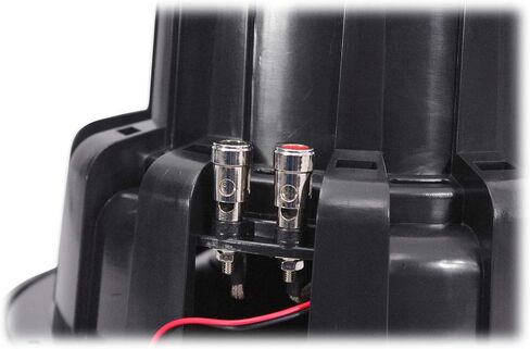 حزمة Rockville MS10LB: مضخم صوت هوائي أسود بقوة 2400 واط بقدرة 10 بوصات مع مصابيح LED، dBM12 بقدرة 500 واط RMS Class-D Mono 2 أوم مضخم صوت بحري، RMWK4 4 قياس مجموعة أسلاك أمبير مقاومة للماء، 3 عناصر in Saudi Arabia