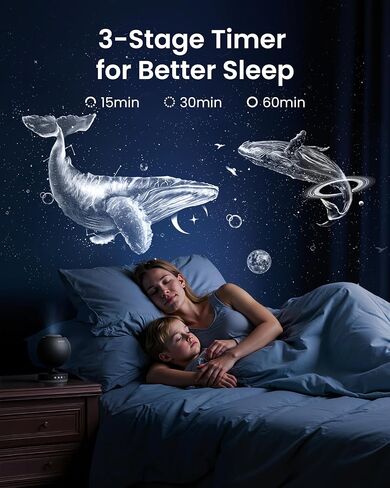 POCOCO Galaxy Star Projector with 2M-Pixel Lens & 5K Discs | Home Planetarium Projector for Relaxation, Study, and Sleep Aid | Includes 2 Films | Ideal Gift in Saudi Arabia