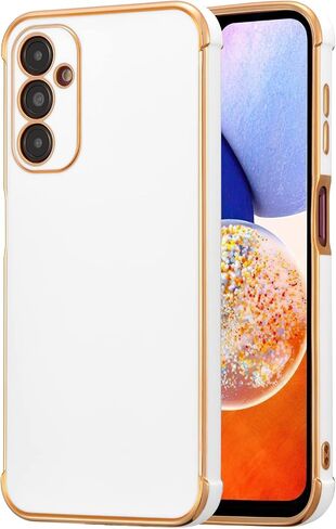 RALEAVO لهاتف Samsung Galaxy S21 5G حافظة فاخرة بحافة مطلية بغطاء هاتف نحيف وخفيف الوزن ولامع، غطاء ناعم من مادة TPU مقاوم للصدمات مطلي بالكهرباء لحافظة هاتف S21، وردي in Kuwait