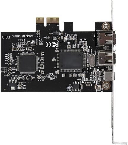 Dpofirs PCIe Card 1x to 1394, Support 800Mbps Hot Swap Support PCIe Firewire Riser Card for Port 1394A 4 Pins in Saudi Arabia
