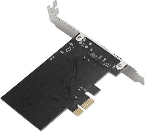 Dpofirs PCIe Card 1x to 1394, Support 800Mbps Hot Swap Support PCIe Firewire Riser Card for Port 1394A 4 Pins in Saudi Arabia
