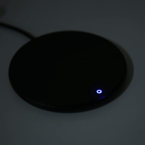 سخان قدح القهوة، لوحة تسخين شمعة USB، درجة حرارة ثابتة ذكية 40-60 درجة مئوية، لوحة زجاجية محمولة خفيفة الوزن للسفر في المنزل والمكتب (فضي) in Saudi Arabia