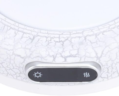 Ymiko Intelligent Display 4 Temp Setting Cup Warmer with Colorful Lights, Timer Shut Off 8H, 7 Ambient Light Options, Fits Most Cups (US Plug) in Saudi Arabia