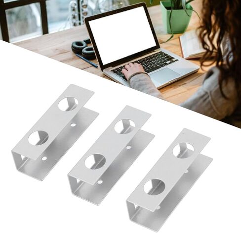 Yosoo Under Desk Laptop Rack Mount Holder for Under Desk Laptop, Carbon Steel Keyboard Shelf Space Saving Organizer with Screws in Saudi Arabia
