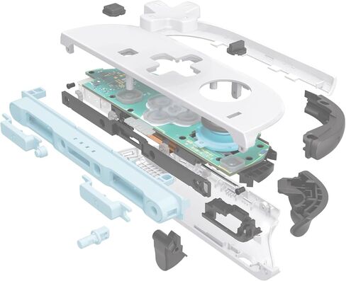غلاف بديل eXtremeRate DIY (إصدار D-Pad) مع أزرار لجهاز Joycon 2، غطاء حماية مخصص + شرائط زخرفية + ABXY Dpad لوحدة تحكم Nintendo Switch 2 - إصدار Essence - أسود in Saudi Arabia