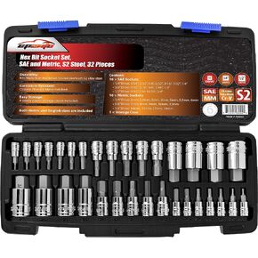 EPAuto Torx Bit Socket Set, Star Socket T8-T60, Cr-V, 13 Pieces in Saudi Arabia