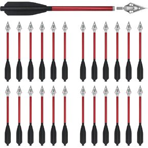 6.7" Aluminum Crossbow Bolts 5 Bright Colors, Replaceable Tips for 50-60 lb Crossbows - Target Practice & Small Game Hunting, Adult Use in Saudi Arabia
