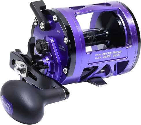 Sougayilang Conventional Fishing Reel,Smooth Powerful Inshore Surf Trolling Reel, Baitcasting Reel for Catfish, Musky, Bass, Pike in Saudi Arabia