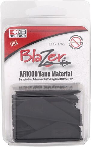 BOHNING Blazer® Vane، 2 بوصة للصيد، ثلاثي الأبعاد، ريشة، تعتيم، 36pk in Saudi Arabia