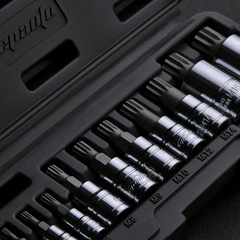 EPAuto Torx Bit Socket Set, Star Socket T8-T60, Cr-V, 13 Pieces in Kuwait