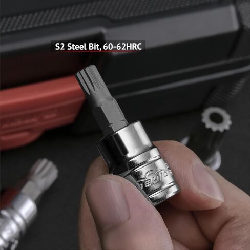 EPAuto Torx Bit Socket Set, Star Socket T8-T60, Cr-V, 13 Pieces in Kuwait