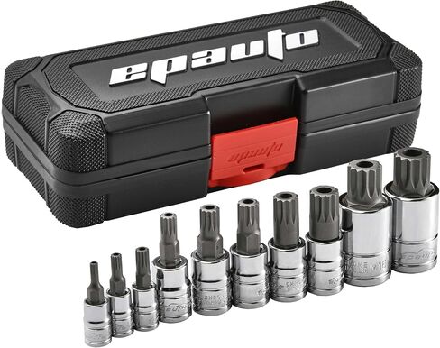 EPAuto Torx Bit Socket Set, Star Socket T8-T60, Cr-V, 13 Pieces in Kuwait