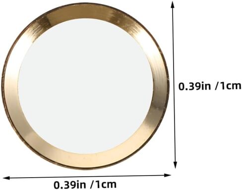 STOBOK 10pcs Ultra Thin Home Button Fingerprint Sticker Adhesive Covers for Compatible Easy Installation Fit for Fast Fingerprint Recognition in Saudi Arabia