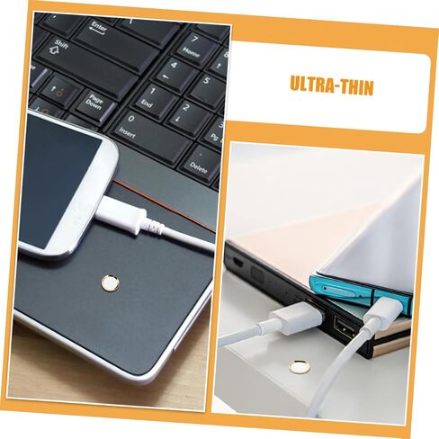 STOBOK 10pcs Ultra Thin Home Button Fingerprint Sticker Adhesive Covers for Compatible Easy Installation Fit for Fast Fingerprint Recognition in Saudi Arabia