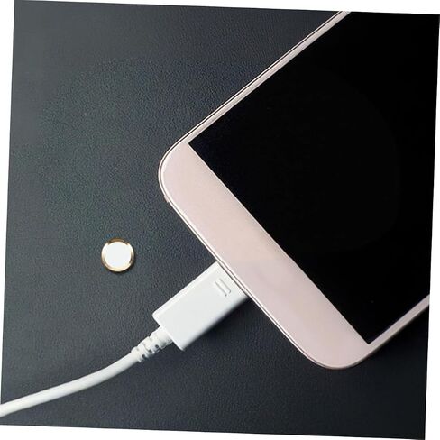 STOBOK 10pcs Ultra Thin Home Button Fingerprint Sticker Adhesive Covers for Compatible Easy Installation Fit for Fast Fingerprint Recognition in Saudi Arabia