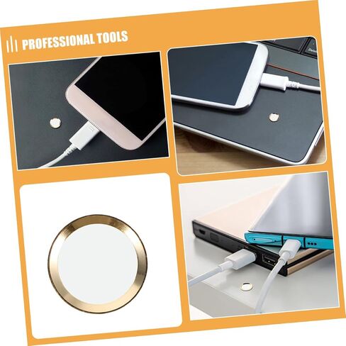 10pcs Home Button Fingerprint Stickers Ultra-Thin Decals for Scratch-Resistant Adhesive Covers Easy Installation Compatible Multiple Devices in Saudi Arabia