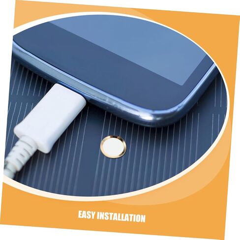 10pcs Home Button Fingerprint Stickers Ultra-Thin Decals for Scratch-Resistant Adhesive Covers Easy Installation Compatible Multiple Devices in Saudi Arabia