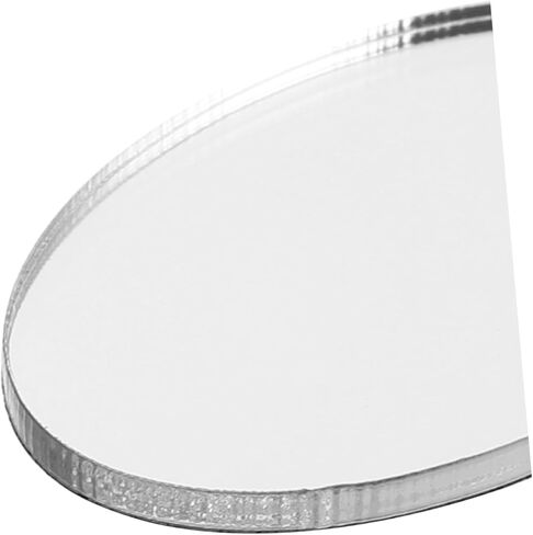 5pcs Portable Makeup Mirror Decal Phone Case Stick Vanity Mirror for Travel Compact Acrylic Sticker for Smartphone Back in Saudi Arabia