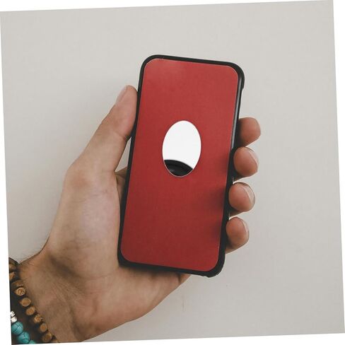 5pcs Portable Makeup Mirror Decal Phone Case Stick Vanity Mirror for Travel Compact Acrylic Sticker for Smartphone Back in Saudi Arabia
