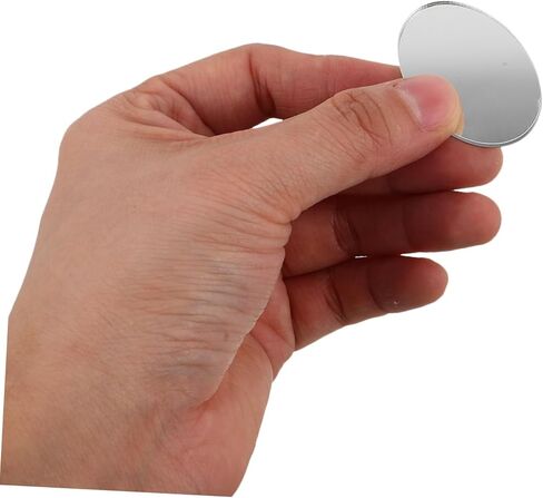 5pcs Portable Makeup Mirror Decal Phone Case Stick Vanity Mirror for Travel Compact Acrylic Sticker for Smartphone Back in Saudi Arabia
