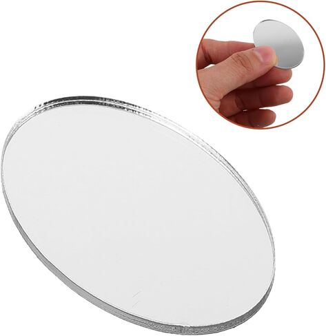 5pcs Portable Makeup Mirror Decal Phone Case Stick Vanity Mirror for Travel Compact Acrylic Sticker for Smartphone Back in Saudi Arabia