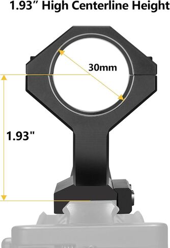 CVLIFE Cantilever Scope Mounts, 1.93" High Profile Scope Mount Offset Dual Ring Scope Mount, Lightweight Aluminum in Saudi Arabia