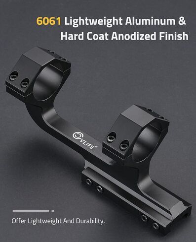 CVLIFE Cantilever Scope Mounts, 1.93" High Profile Scope Mount Offset Dual Ring Scope Mount, Lightweight Aluminum in Saudi Arabia