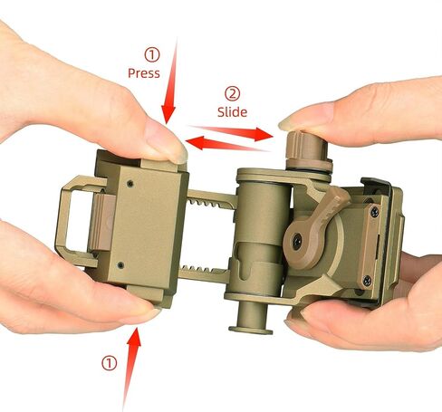 NVG Mount Night Vision Goggles Metal Helmet Mount for L4G24 PVS15/PVS18، محول خوذة ألومنيوم معدني قابل للتعديل من وحيد القرن (أسمر) in Kuwait