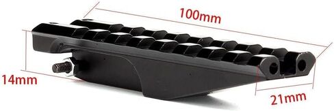 قاعدة نطاق السكك الحديدية للرؤية الخلفية من وينفري، قاعدة نطاق قياسية 1913 Picatinny للبصريات ذات النقطة الحمراء المنخفضة in Kuwait