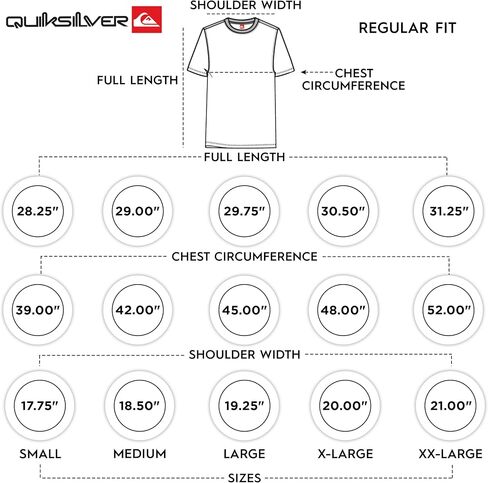 Quiksilver Men's Soft Cotton Premium Tee Short Sleeve T-Shirt in Saudi Arabia