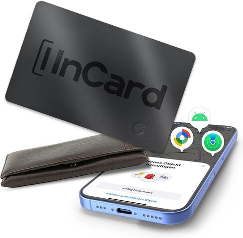 Wallet Tracker (Both iOS and Android) IP68 Bluetooth Smart Finder Card GPS Tracker for Bags Passport Works with Apple Find My (Apple MFi Certified) & Google Find My Device - Over 5 Year Battery Life in Saudi Arabia