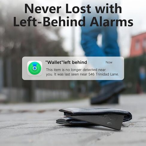 Wallet Tracker (Both iOS and Android) IP68 Bluetooth Smart Finder Card GPS Tracker for Bags Passport Works with Apple Find My (Apple MFi Certified) & Google Find My Device - Over 5 Year Battery Life in Saudi Arabia