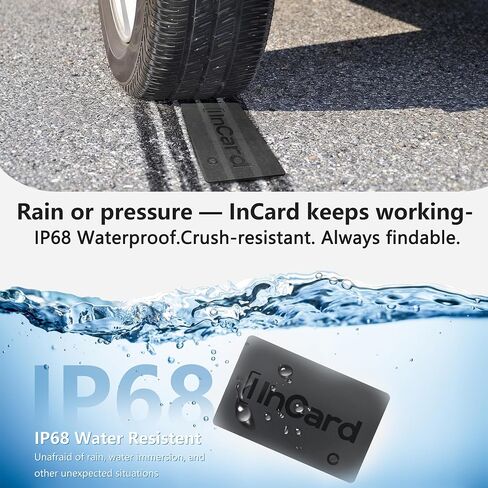Wallet Tracker (Both iOS and Android) IP68 Bluetooth Smart Finder Card GPS Tracker for Bags Passport Works with Apple Find My (Apple MFi Certified) & Google Find My Device - Over 5 Year Battery Life in Saudi Arabia