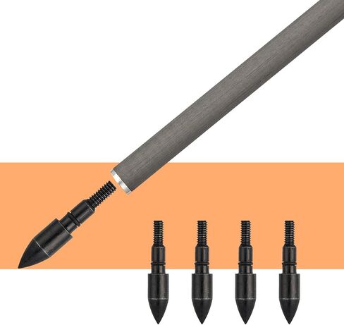 مسامير القوس والنشاب 15 بوصة سهام الرماية الكربونية مع سهام القمر للصيد سهام الرماية (12 قطعة) in Kuwait