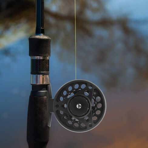 Fly Fishing Reel Aluminum Alloy High Performance Lightweight Rock Fishing Reels Fly Wheel with 75mm Outer Diameter for Saltwater Freshwater Fishing Enthusiasts in Saudi Arabia
