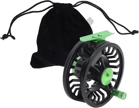 Fly Fishing Reel Aluminum Alloy Black Green 20LB Left Right Hand Changed Trout Wheel Accessories Freshwater Saltwater in Saudi Arabia