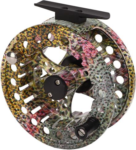 7/8 Fish Skin Pattern Fly Fishing Reel Aluminum Alloy Left Right Hand Practice Fly Reel for Freshwater Saltwater in Saudi Arabia