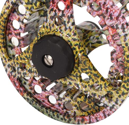 7/8 Fish Skin Pattern Fly Fishing Reel Aluminum Alloy Left Right Hand Practice Fly Reel for Freshwater Saltwater in Saudi Arabia